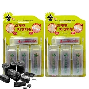 헬스텍 이편한 치간칫솔 숯첨가 180pcs x2개_P311379825