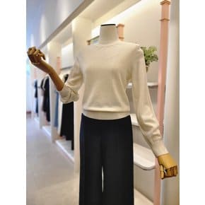 [여주점] 여성 시스루 블록 울 니트 풀오버 (ITO9KPO780)