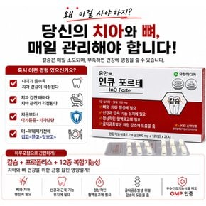 인큐포르테 120정 리소짐 프로폴리스 치아영양제  인사 치아칼슘
