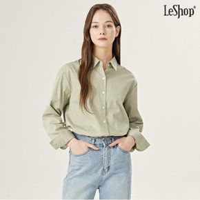 정상가:59,000원  카라넥 루즈핏 데일리 심플 긴팔 셔츠 (DO1BA027A)