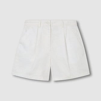 JAJU 여 리넨 블렌디드 하프 팬츠 J126201069001