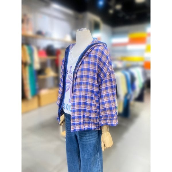 [여주점] 가니 체크 블라우스 (BABL75431)