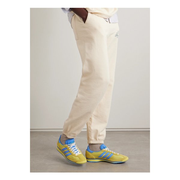 스포티 & 리치 Sl72 스웨이드 가죽 트리밍 셸 스니커즈 옐로 1647597352768111