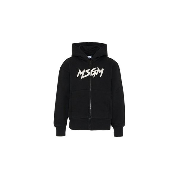 [엠에스지엠] 여성 페인팅 후드 집업 블랙 F5MSJUZH048 11083