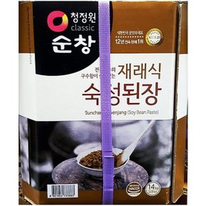 업소용 식자재 대상 숙성 재래된장 14kg 실온보관 (W61CC98)