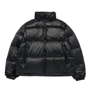 BASIC LOGO OVERSIZE SHORT DUCK DOWN JACKET BLACK 오버사이즈 덕다운 블랙