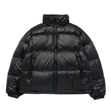 아크메드라비 BASIC LOGO OVERSIZE SHORT DUCK DOWN JACKET BLACK 오버사이즈 덕다운 블랙