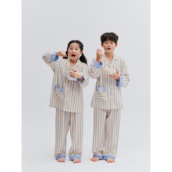 엠엠즈 26 s/s Silk Fit Daymood Kids Long-Sleeved Pajamas Set