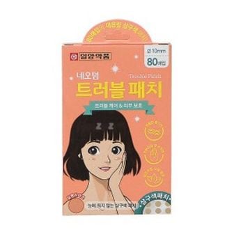 제이큐 네오덤 안면 얼굴 패치 80매입 살구색