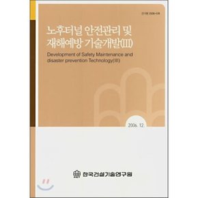 노후터널 안전관리 및 재해예방 기술개발()