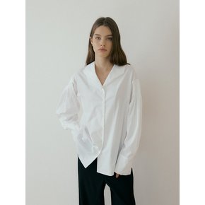 SLEEVE VOLUME BLOUSE - Ivory