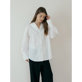 SLEEVE VOLUME BLOUSE - Ivory