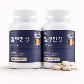 알부민 정 고함량 순수 난백 식약처 HACCP 인증 120정 2개