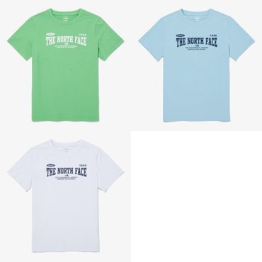 노스페이스키즈 NT7UQ08 키즈 아이스 데이 반팔 라운드티 KS ICE DAY S/S R/TEE