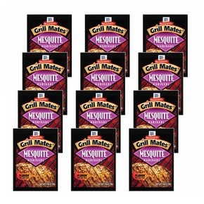 [해외직구]맥코믹 그릴메이트 메스키트 마리네이드 30g 12팩 McCormick Marinade Mix Grill Mates Mesquite 1.06oz