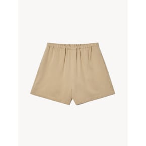 TWILL BENDING SHORTS_BEIGE