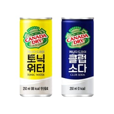 캐나다드라이 토닉워터/ 5캔+클럽소다/ 5캔 총10캔