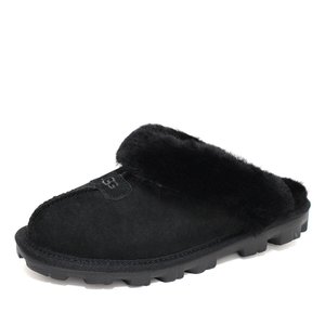 UGG 어그 UGG 코케트 털슬리퍼 양털 스웨이드 털신 블랙 5125-BLK