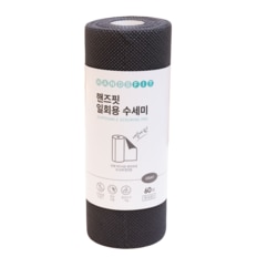 핸즈핏 일회용 수세미 다크그레이 60매