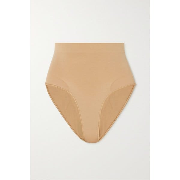 스킴스 심리스 스컬프트 스컬프팅 미드 웨이스트 브리프 오커 베이지 1647597314103164