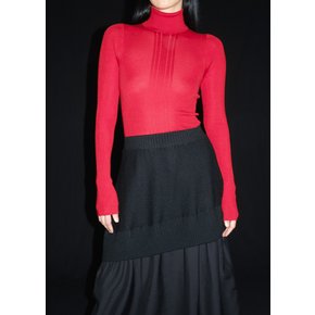 크리스타세야 24FW PATCHED LONG SKIRT, BLACK