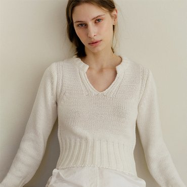 킨더살몬 Amatia Sweater White