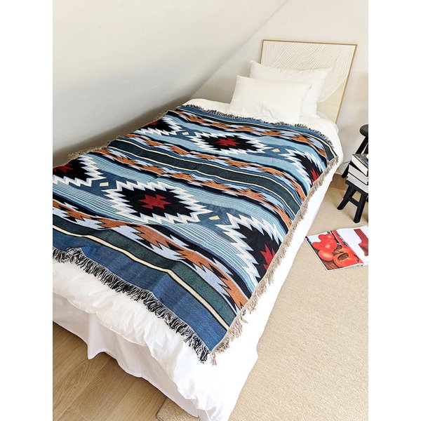 데저트 리듬 직조 아트 블랭킷