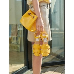 Monaco Fisherman Sandals - Pop Yellow