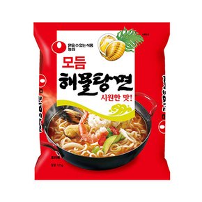 농심 모듬 해물탕면 봉지라면 125g 40봉