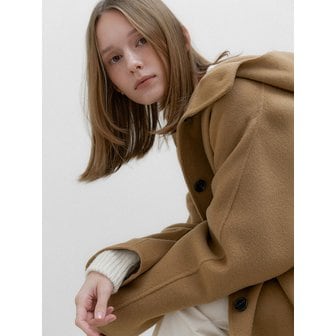 D’BONE (Handmade) Reeve Hood Coat (Brown)코트