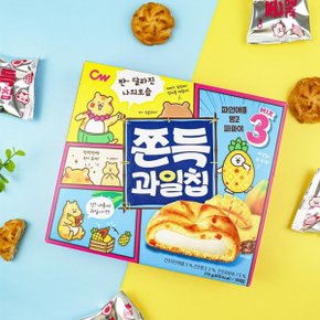 CW 청우 쫀득과일칩 215g / 찰떡파이 과일맛과자_