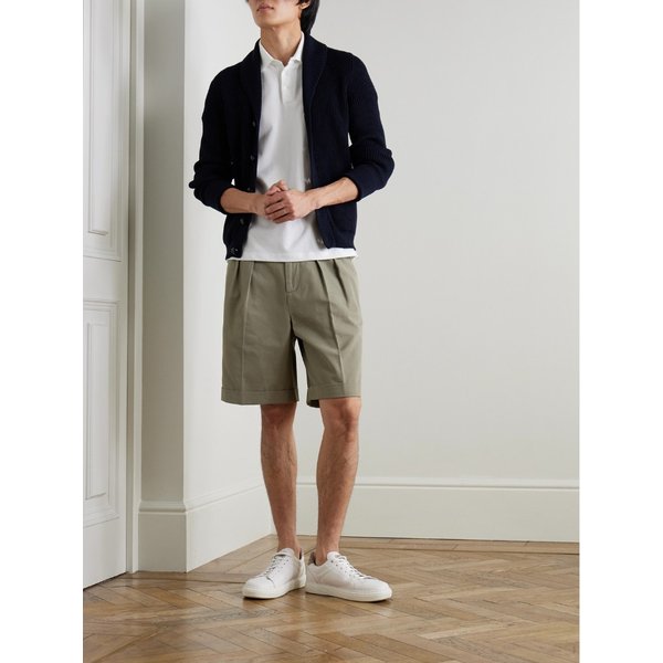 브루넬로쿠치넬리 슬림핏 코튼 피케 폴로 셔츠 46376663163000255