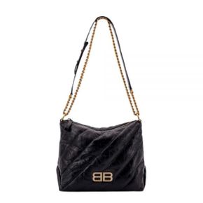 발렌시아가 크러쉬 스몰 퀼티드 호보백 블랙 (806479210J1 1000) 3061117