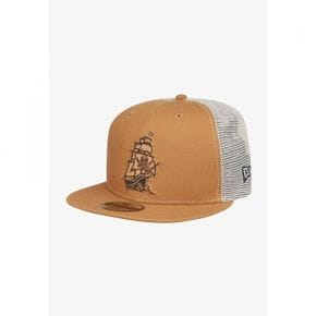 뉴에라 9FIFTY TAMPA 베이 BUCCANEERS 볼캡 야구 골프 모자 - 브라운 6953931