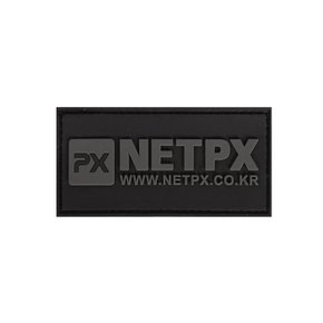 [넷피엑스][NETPX] NETPX Patch - PVC 넷피엑스 패치 (블랙)