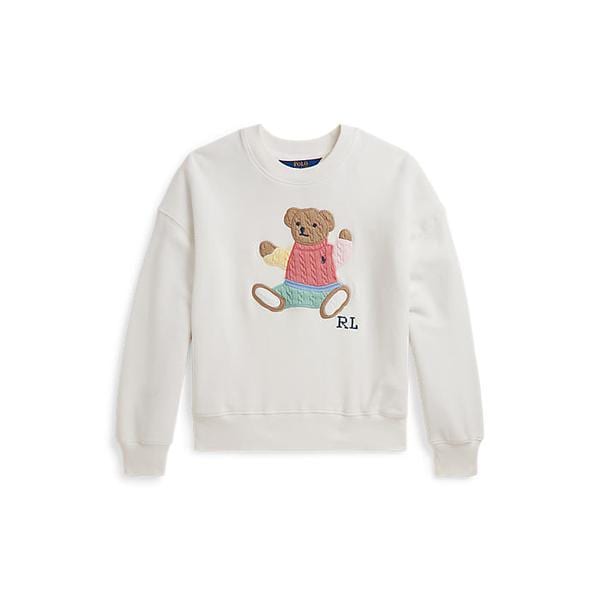 폴로 키즈 여아 7-16세 폴로 베어 테리 스웨트셔츠(CWPOKNIG8020679100)