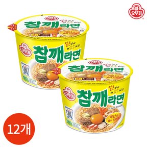 오뚜기 참깨라면 큰컵 110g x 12개