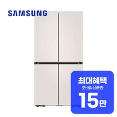 비스포크 냉장고 4도어 905L (매트 크리미 베이지) RF90DG90124E 렌탈 60개월 월 53900원