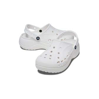 크록스 [Unisex] 여성 BAYA PLATFORM CLOG WT (24SWCL208186)