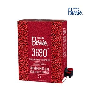 야생 링곤베리/크랜베리 주스 3L (3000ml) 디스펜서    /식이섬유_면역향상_과채주스_베리주스