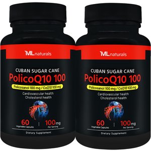 마이라이프내추럴스 [해외직구] 신제품! 2병 마이라이프 내추럴스 폴리코큐텐 PolicoQ10 100mg 60야채캡슐