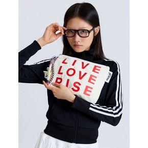 LLR TERRY POUCH IVORY