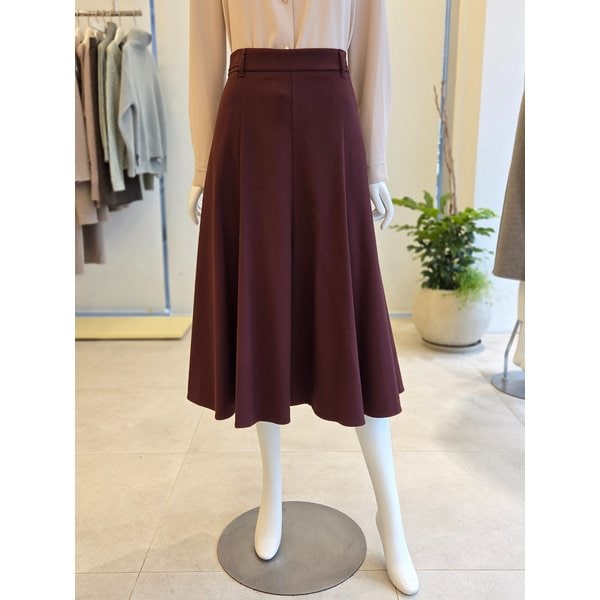 [여주점] [더 아이잗] 여성 턱 밴드 플레어 스커트 (IRAA0SK151)