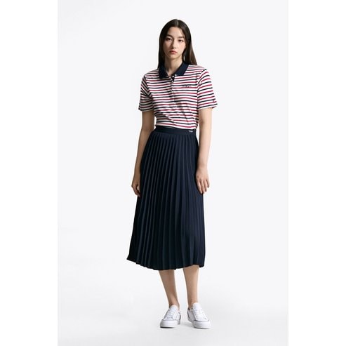 타미힐피거 T22F6TPI031WT1 스크립트 폴로 셔츠