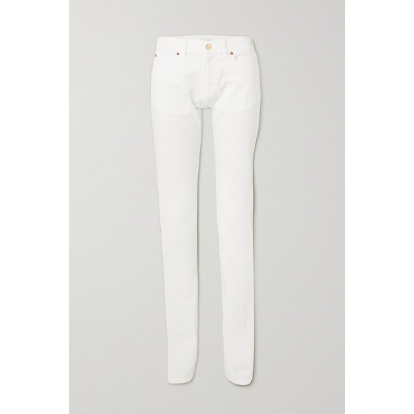 Embellished High-rise Skinny Jeans 화이트 42247633208854765