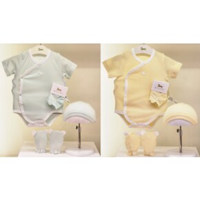 (출산선물) 레일리배내바디수트SET+레일리단말 (07S317902,07S376003)
