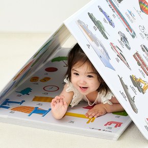 i100 아이백 브레인러닝 터미타임 아기벽보 아기병풍+자석놀이 SET (8장/세이펜호환)