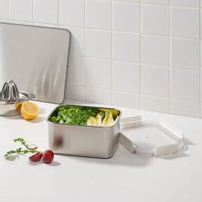 보관이 편리한 스텐 모듈러 밀폐용기 2.1L 화이트 J70N902107400