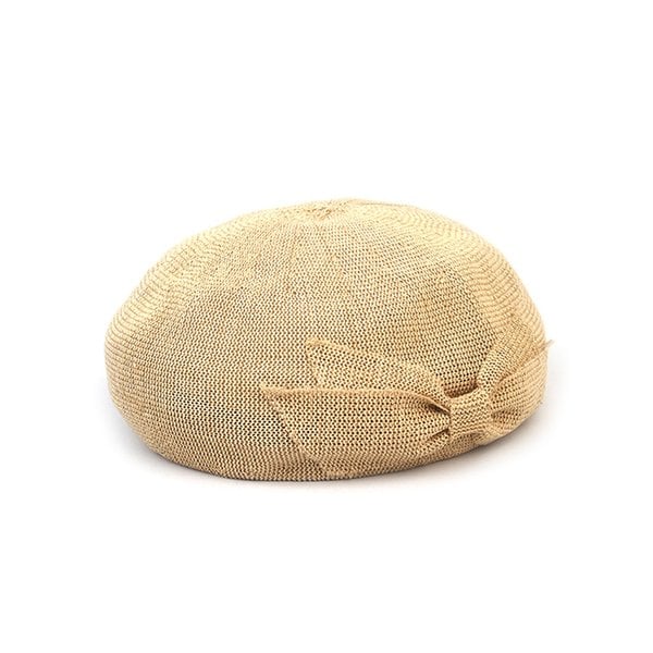 Summer Ribbon Beige Beret 베레모