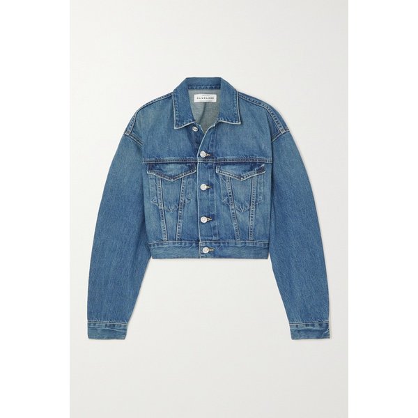 실버레이크 Net Sustain 크롭  데님 재킷 다크 데님 1647597316146459